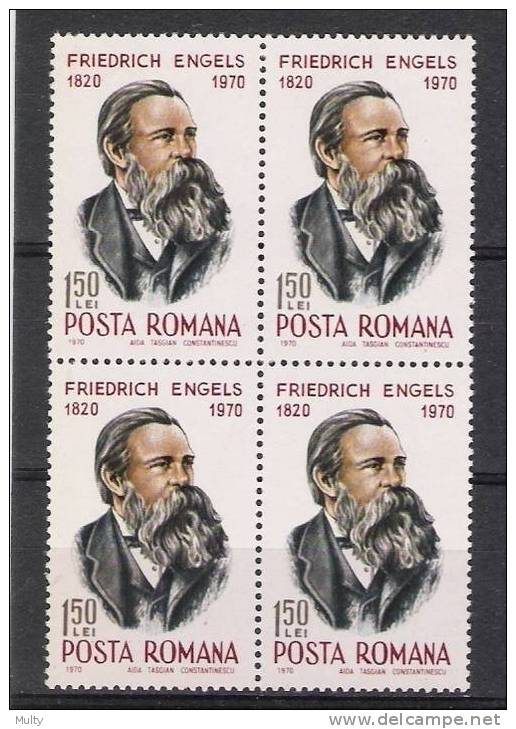 Roemenie Y/T 2552 (**) In Blok Van 4. - Unused Stamps