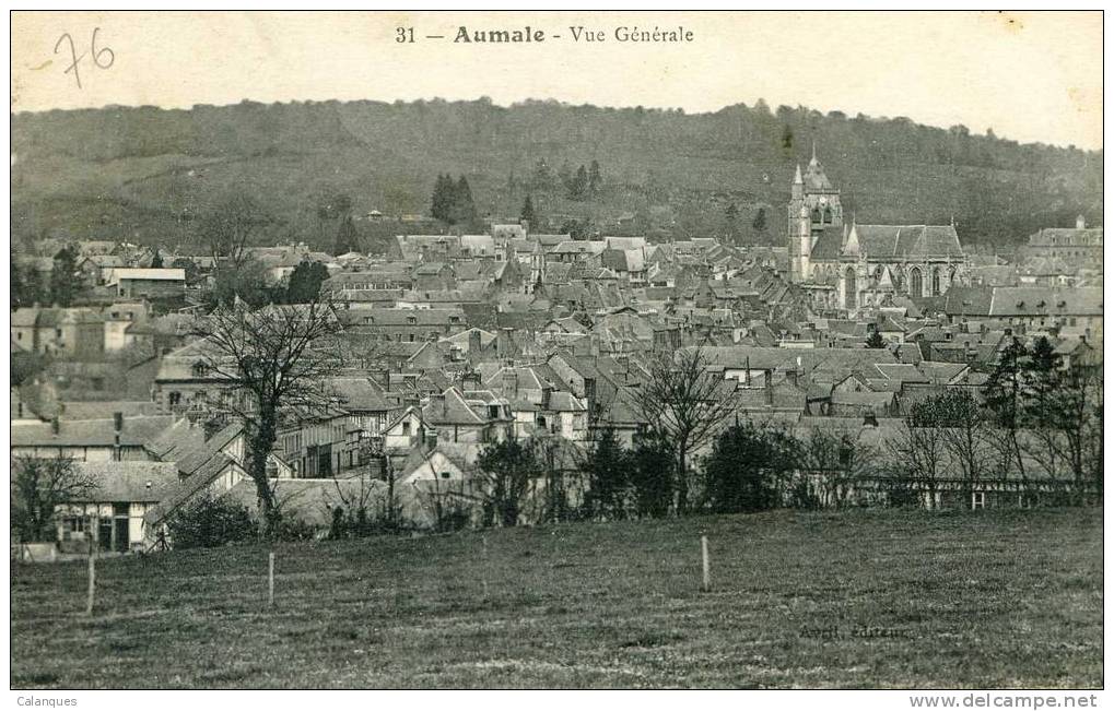 CPA Aumale - Vue Générale - Aumale