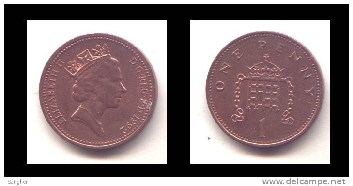 ONE PENNY 1992 - 1 Penny & 1 New Penny