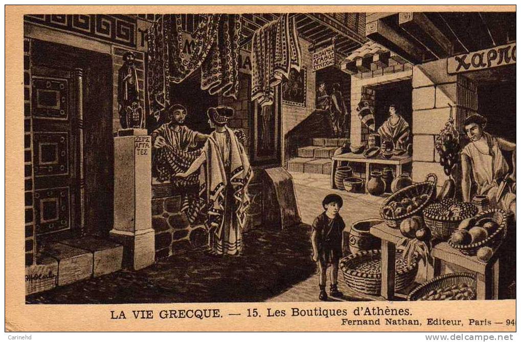 VIE GRECQUE BOUTIQUES D'ATHENES - Histoire