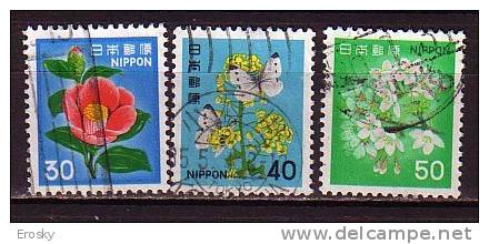 J2396 - JAPON JAPAN Yv N°1343/45 - Gebraucht