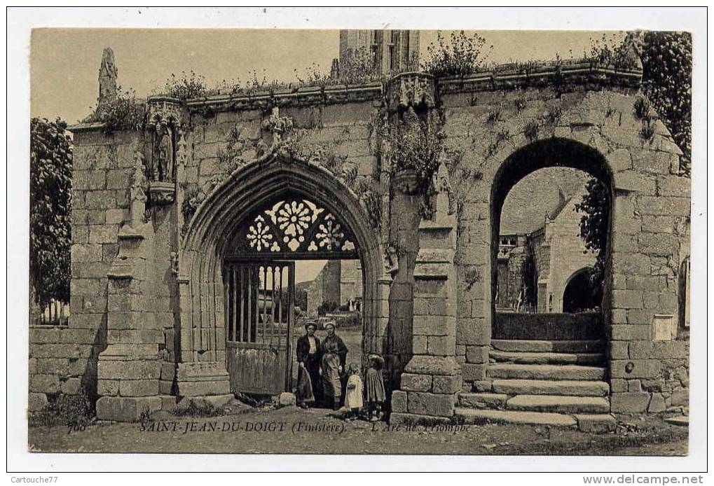 P3 - SAINT-JEAN-du-DOIGT - L´Arc De Triomphe (carte Animée) - Saint-Jean-du-Doigt