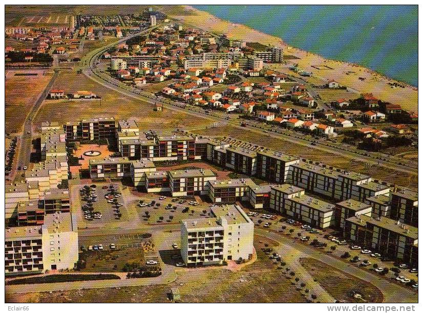 66 - SAINT CYPRIEN PLAGE, LES RESIDENCES DE LA MER ET DU SOLEIL, L'IMMEUBLE "LE CALYPSO" CPSM Année 1975 - Saint Cyprien