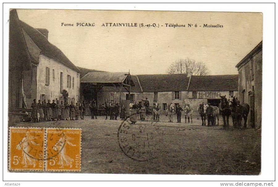 ATTAINVILLE  - FERME PICARD - TELEPHONE N°6 - MOISSELLES   (D95) - Moisselles