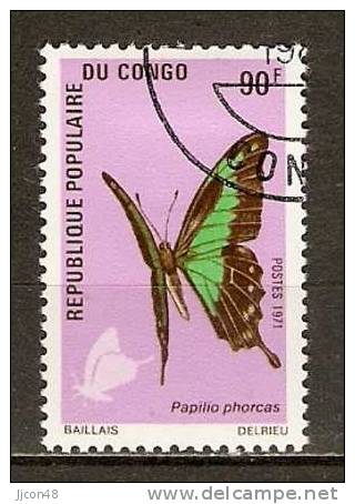 Congo 1971 Butterflies  (o) - Used