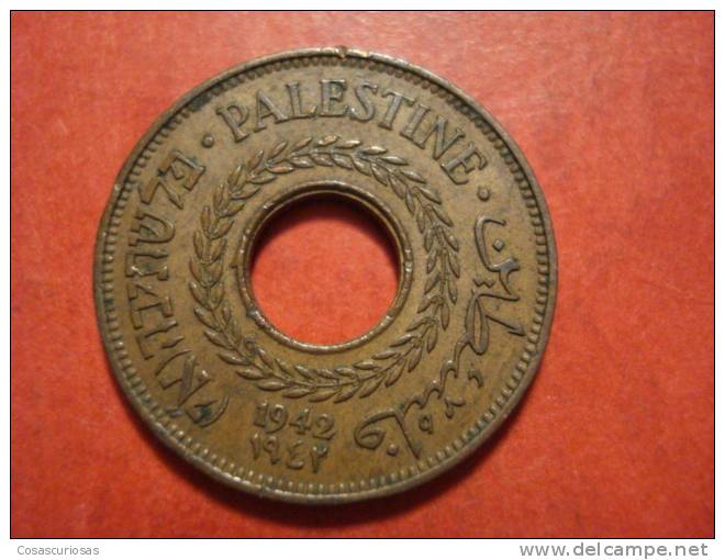 1442   PALESTINE PALESTINA  5 MILS  COIN AÑO / YEAR  1942  EF- - Otros – Asia