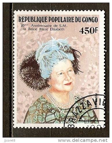 Congo 1985  Queen Mother   (o) - Gebraucht