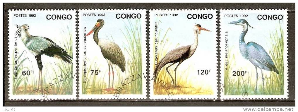 Congo 1992  "Birds"  (o) - Usados