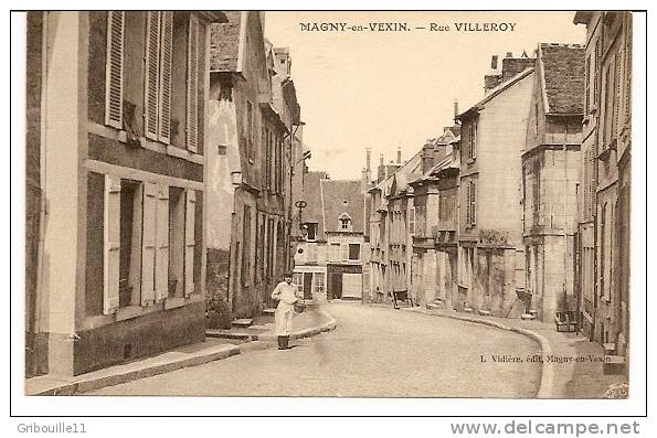 MAGNY EN VEXIN   -   RUE VILLEROY    -    Editeur : L.VIDIERE De Magny En Vexin - Magny En Vexin