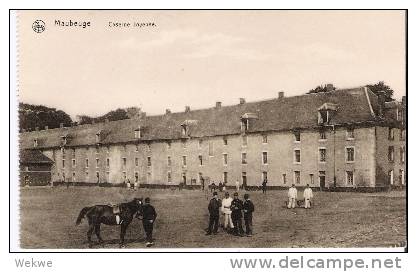 B281/ Maubeuge (Caserne Joyeuse)** Mit Pferd Und Soldaten - Kasernen