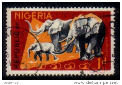 NIGERIA  Scott #  185  F-VF USED - Nigeria (1961-...)