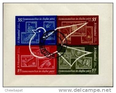Roumanie - Poste Aérienne - 1962 - Navigation Cosmique - Feuillet N° 53 - Used Stamps