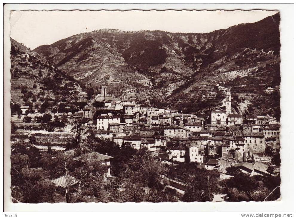 CPSM De Lucéram (Alpes Maritimes 06): Alt. 600m. Vue Générale - Lucéram