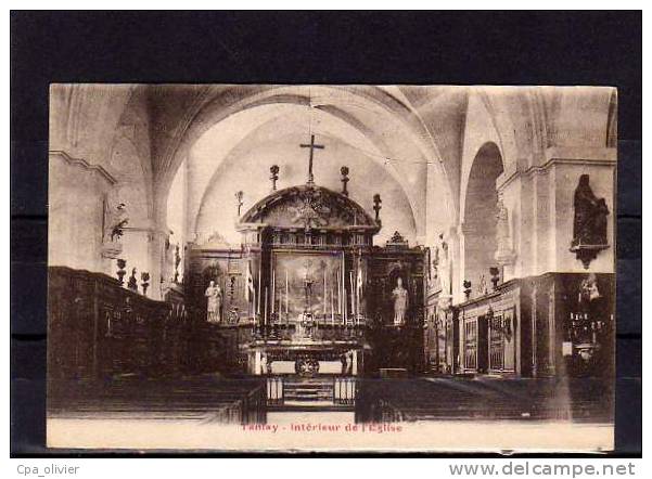 89 TANLAY Eglise, Intérieur, Ed Rodot, 192? - Tanlay