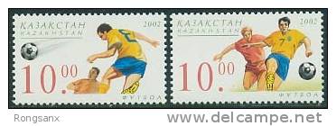 2002 KAZAKHSTAN Football World Cup 2002 2v - 2002 – South Korea / Japan