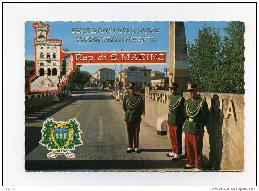 San Marino 1960c Animata Dogana - San Marino