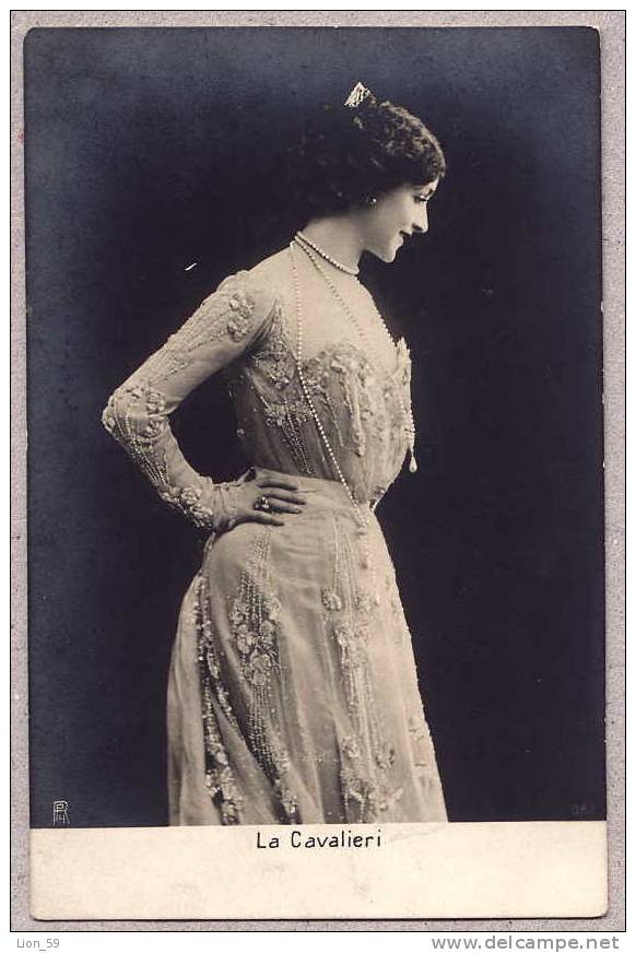 Lina CAVALIERI  - Italian Opera Soprano Photo Pc /7872 - Opera