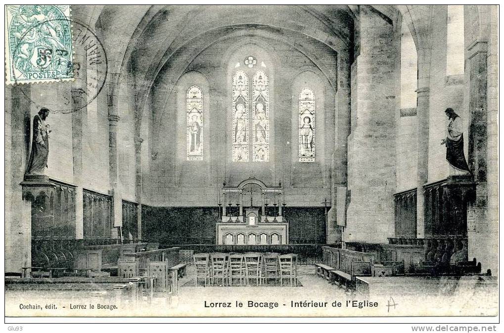 CPA - Lorrez-le-Bocage (77) - Intérieur De L'église - Lorrez Le Bocage Preaux