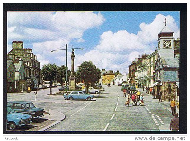 The High Street Moffat Dumfries & Galloway Scotland Cars Clock Tower  - Ref 201 - Dumfriesshire