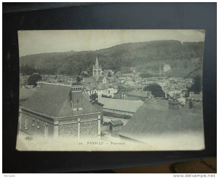 Carte Postale Cpa Pavilly Panorama édition ELD  Année 1916 - Pavilly