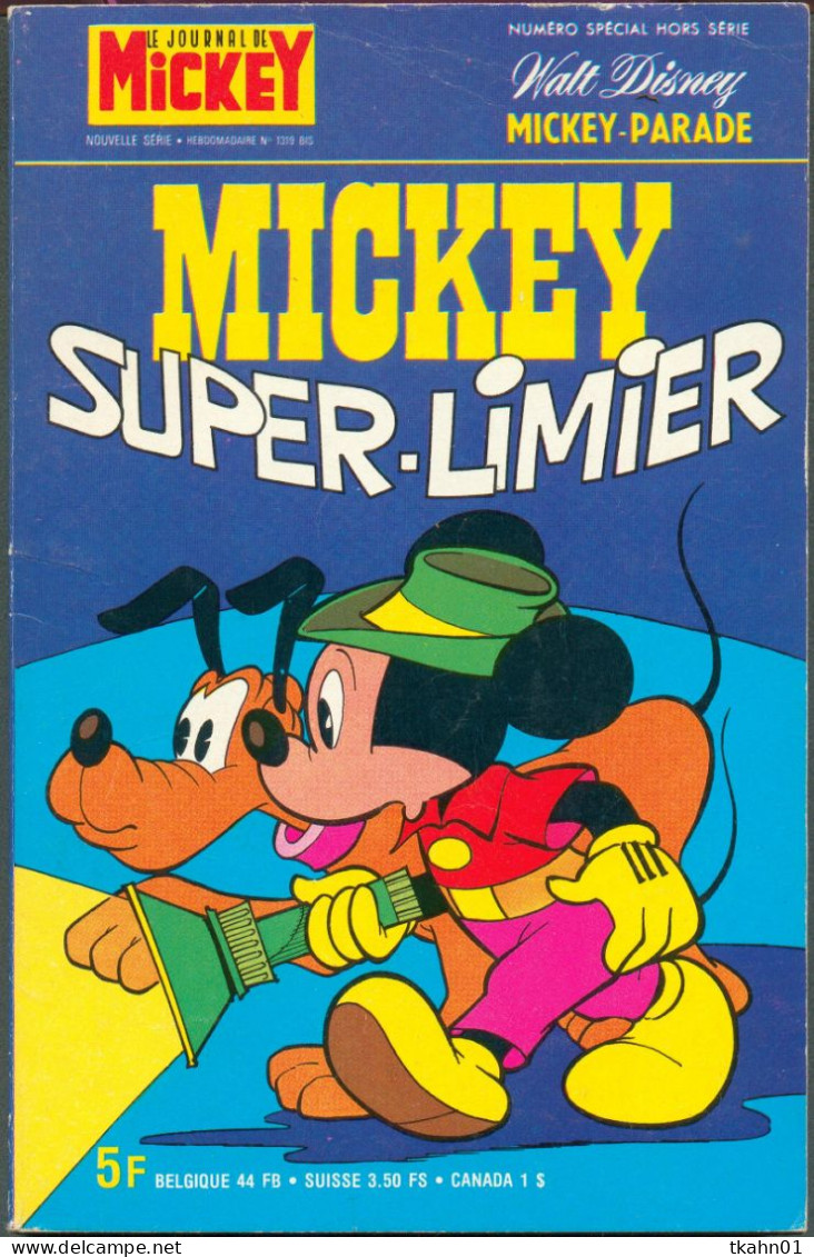 MICKEY-PARADE N° 1319-BIS  " MICKEY SUPER-LIMIER  " DE  1977 - Mickey Parade