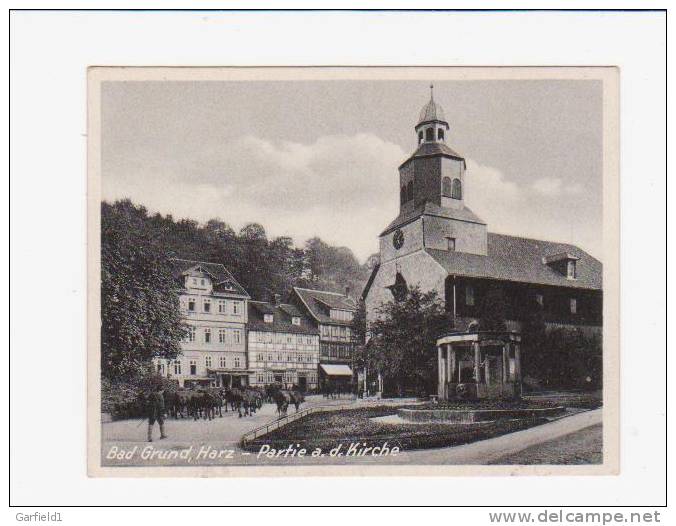 Niedersachsen  (Kl31)   Bad Grund - Partie A. D. Kirche -  Format  9 X 7 Cm - Bad Grund