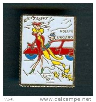 Pin´s : HUNGARO, Humour, Format Timbre - Parfum