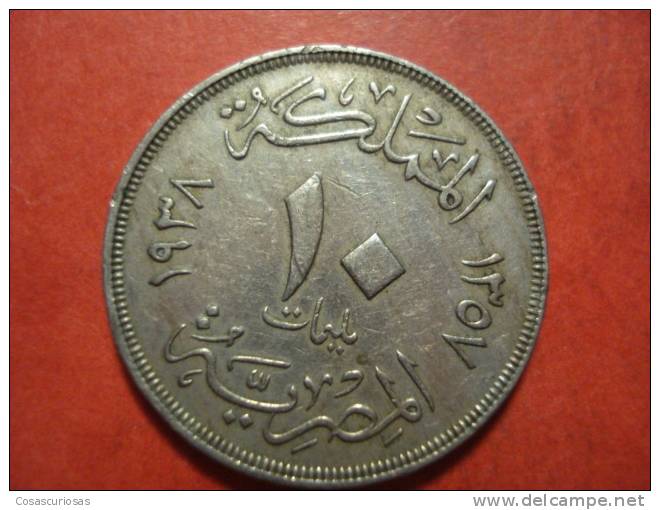 1452    EGYPT EGYPTE EGIPTO 10 MILLIEME      AÑO / YEAR  1941  XF- - Egipto