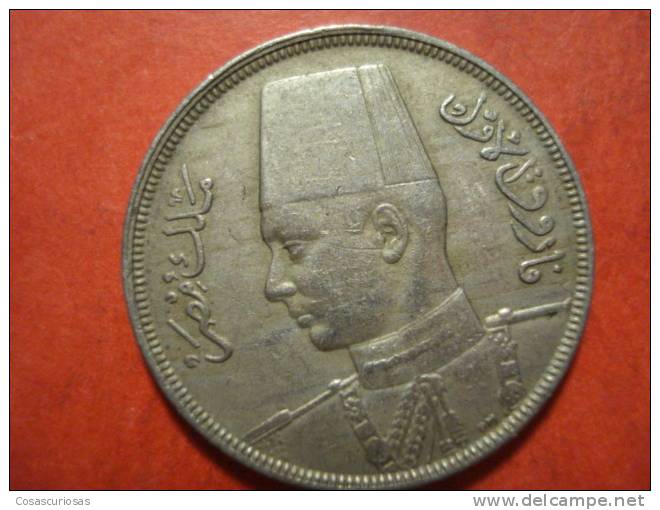 1472   EGYPT EGYPTE EGIPTO   10  MILLIEME      AÑO / YEAR  1938 VF - Egypte
