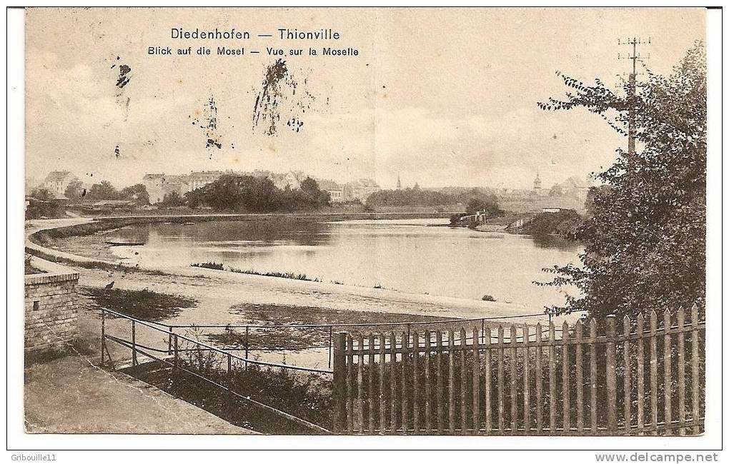 THIONVILLE    -   ** VUE SUR LA MOSELLE **   -    Editeur : D. HOUNCHERINGER De Thionville   N° 11. 31269 - Thionville