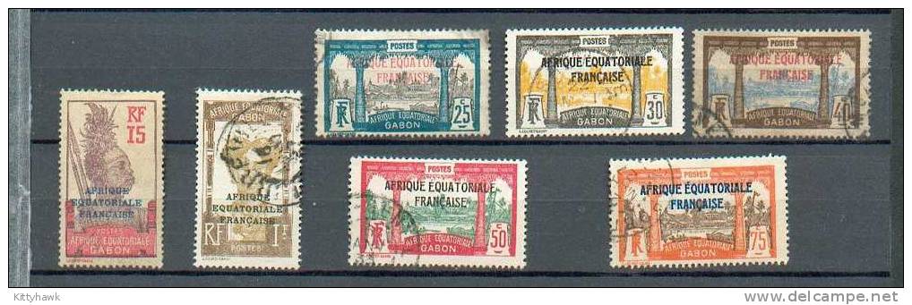 GAB 126 - YT 94-96-97-100-103-104-105 Obli - Used Stamps