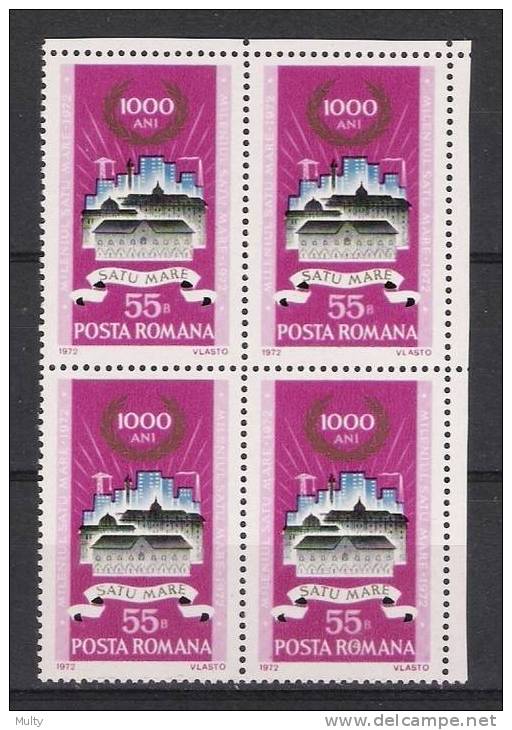Roemenie Y/T 2712 (**) In Blok Van 4. - Unused Stamps