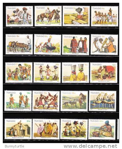 South Africa Transkei 1984-90 Xhosa Lifestyle Def MNH - Transkei