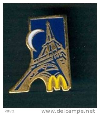 Pin´s :MCDONALD´S France, Paris, Tour Eiffel - McDonald's