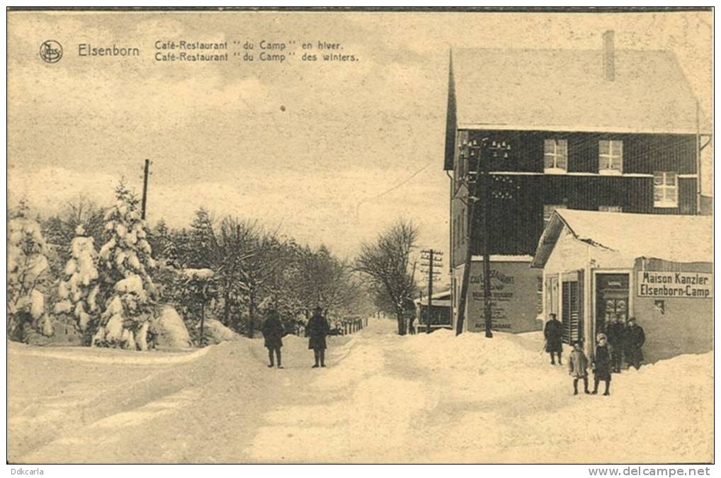 Elsenborn - Café-Restaurant "du Camp" En Hiver - Elsenborn (camp)