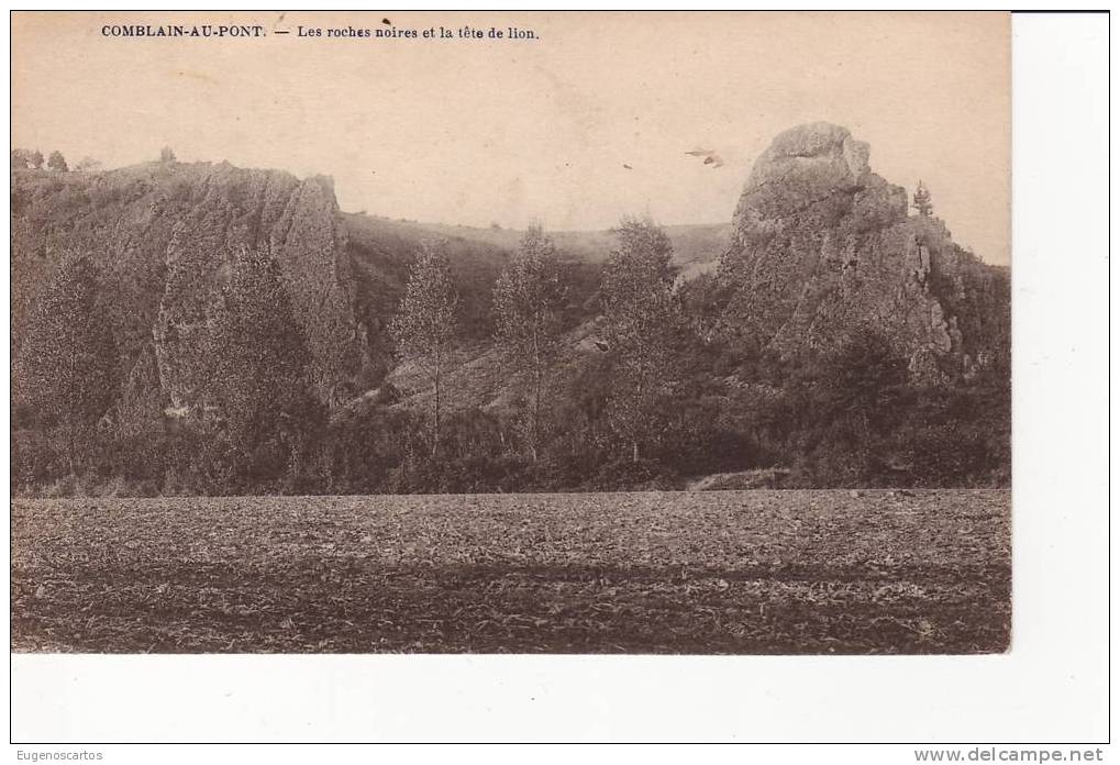 COMBLAIN-AU-PONT  - Les Roches Noires Et La Tête De Lion   Coll. A.Gillard - Comblain-au-Pont