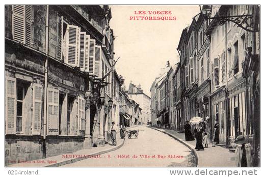 Neufchâteau - Hôtel De Ville Et Rue St Jean - Nomexy