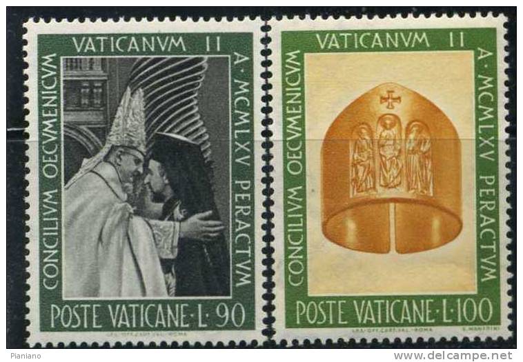 PIA - VAT - 1966 : Chiusura Concilio Ecumenico Vaticano II° - (SAS 439-44) - Unused Stamps