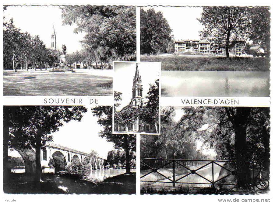 Carte Postale 82.  Valence D'Agen  Trés Beau Plan - Valence
