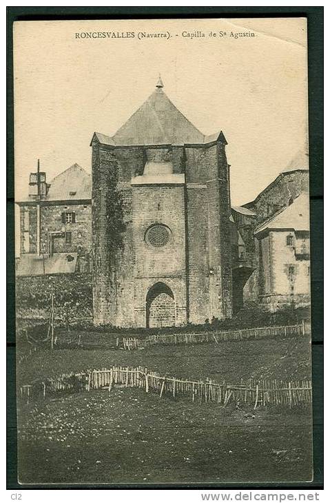 RONCESVALLES - Capilla De Sn Agustin (carte Non Circulée) - Navarra (Pamplona)