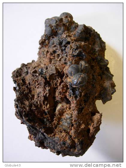 GOETHITE  12 X 8 CM LE QUEYMAR  12 FRANCE - Mineralen
