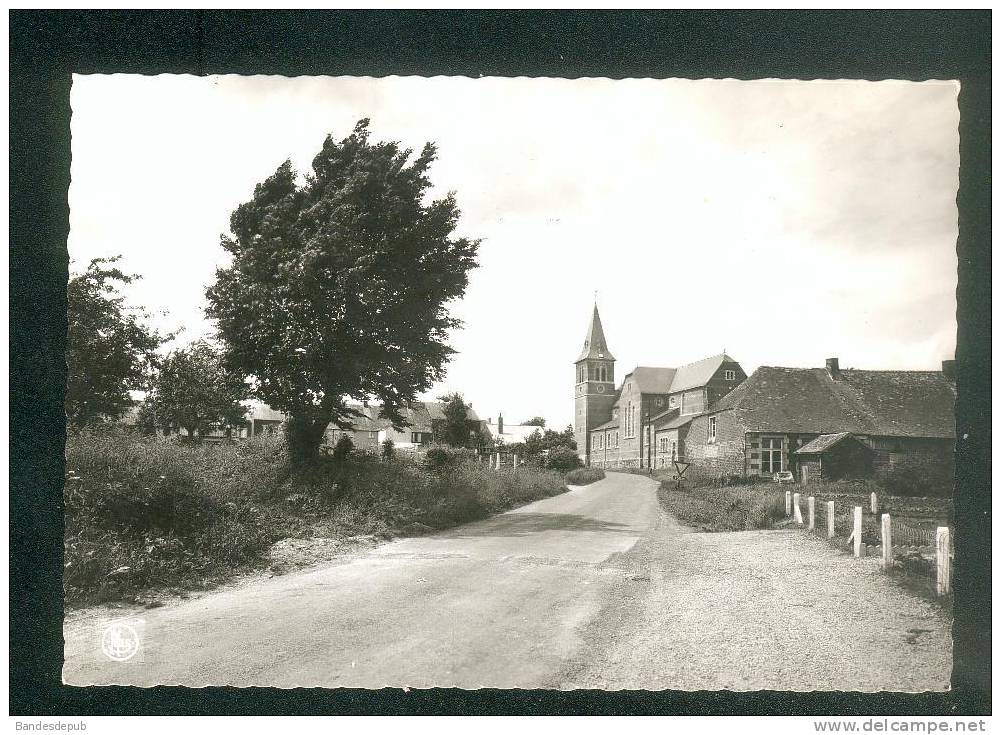 CPSM - Cul Des Sarts - L' Eglise ( Nels - Mson Elisée-Marée) - Cul-des-Sarts