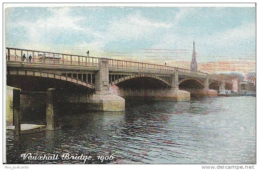 London - Vauxhall Bridge 1906   9203 - River Thames