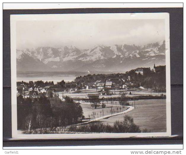 Bayern  (Kl.50)   Starnberg Mit See Und Gebirge  -  Format  9 X 7 Cm - Starnberg