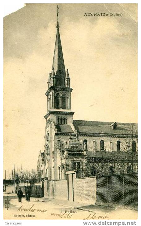 CPA Alfortville - L'église - Alfortville