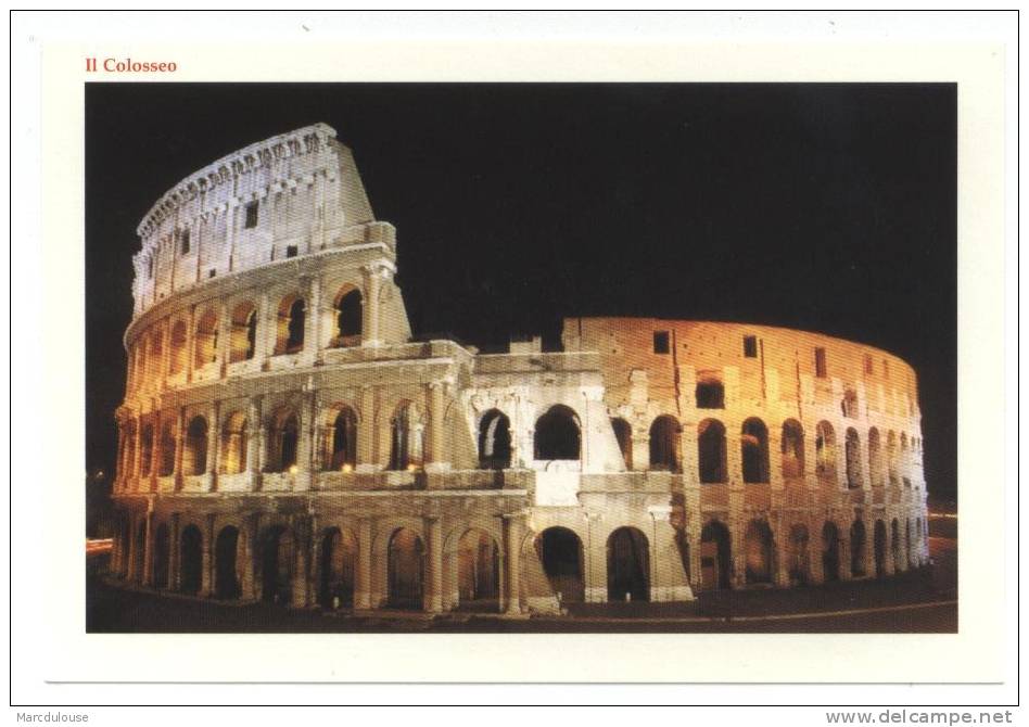 Roma. Il Colosseo, Notte. The Colosseum By Night. Le Colisée De Nuit. Das Kolosseum. - Colosseum