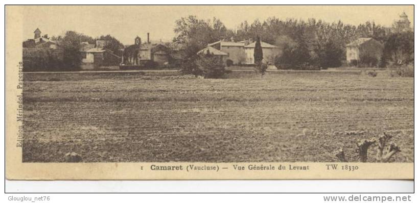 84-CAMARET-VUE GENERALE DE LEVANTCPA - - Camaret Sur Aigues