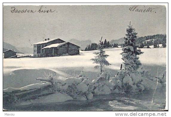 SUISSE / DAVOS En Hiver (CPA 1904) - Davos