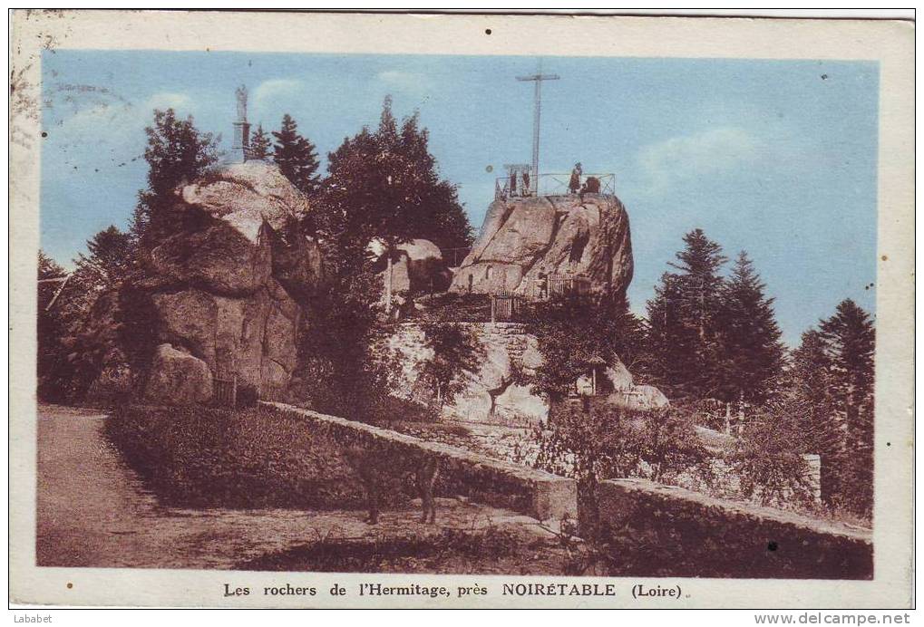 NOIRETABLE ROCHERS DE L HERMITAGE - Noiretable