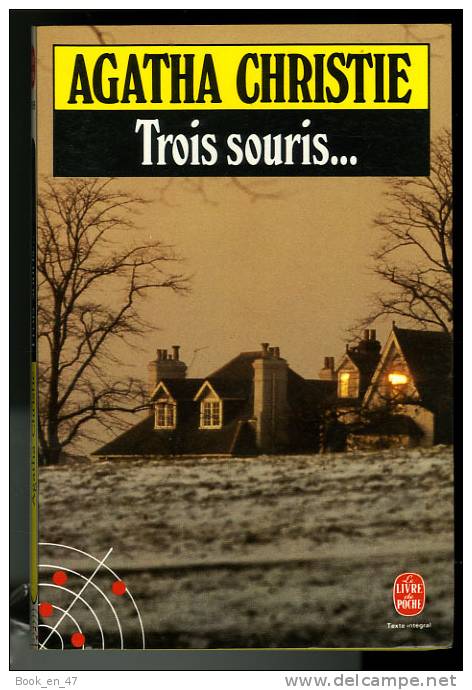 {63727} Agatha Christie " Trois Souris... ", Le Livre De Poche N° 6288 , 02/1994 . TBE  " En Baisse " - Agatha Christie